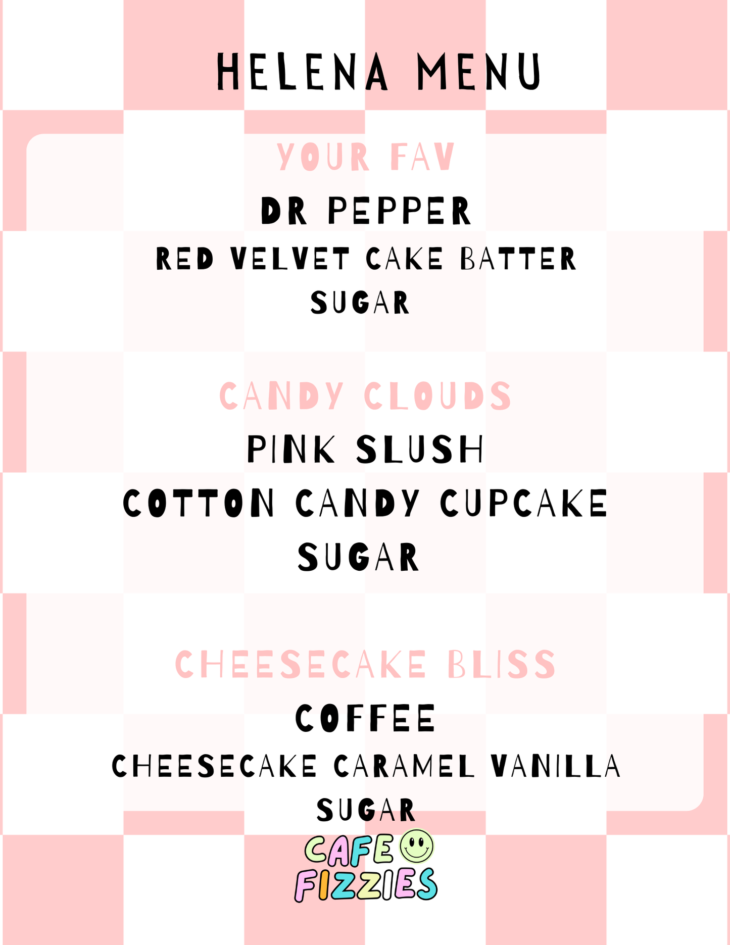Helena Menu
