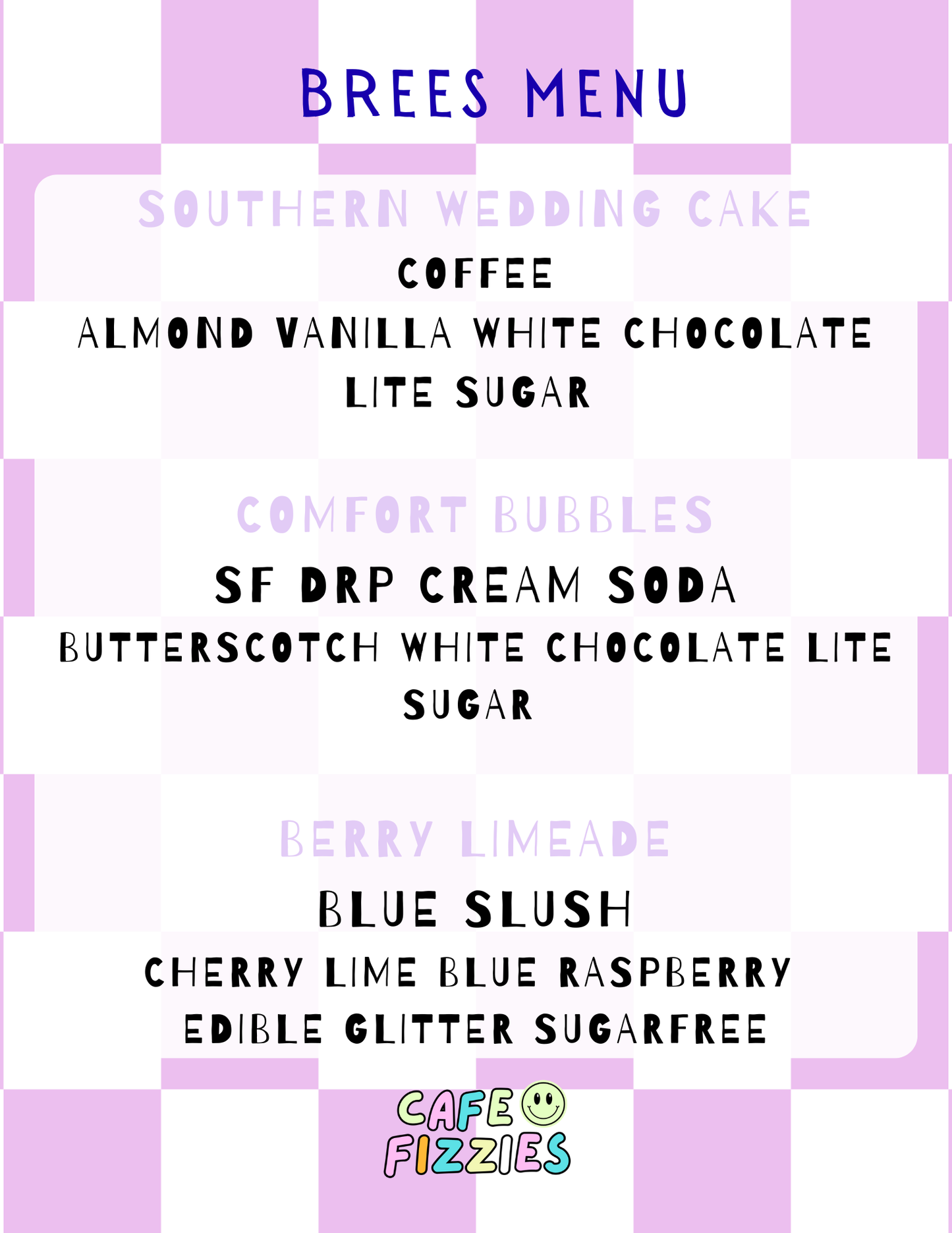 Bree Menu