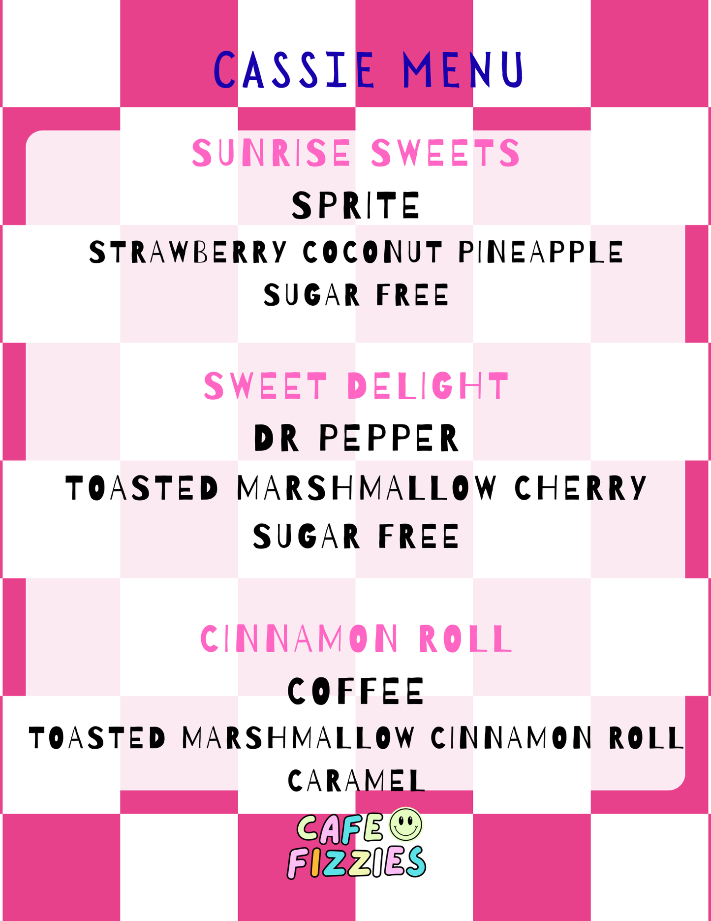 Cassie Menu
