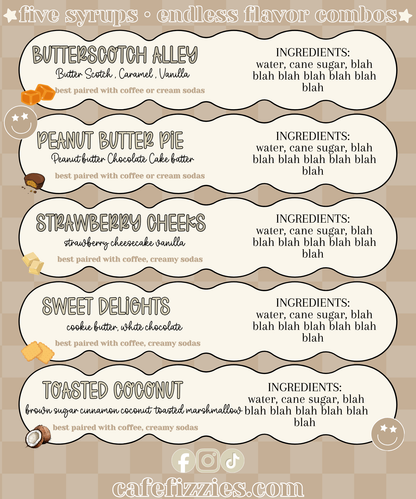 Sampler Syrup Kits