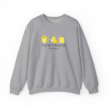 Cozy Sips Yellow Edition CrewNeck