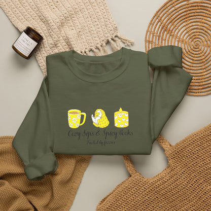 Cozy Sips Yellow Edition CrewNeck