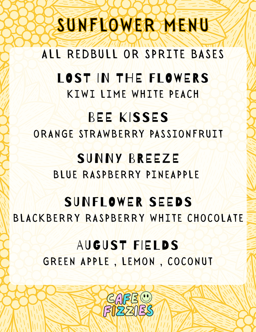 Sunflower Menu
